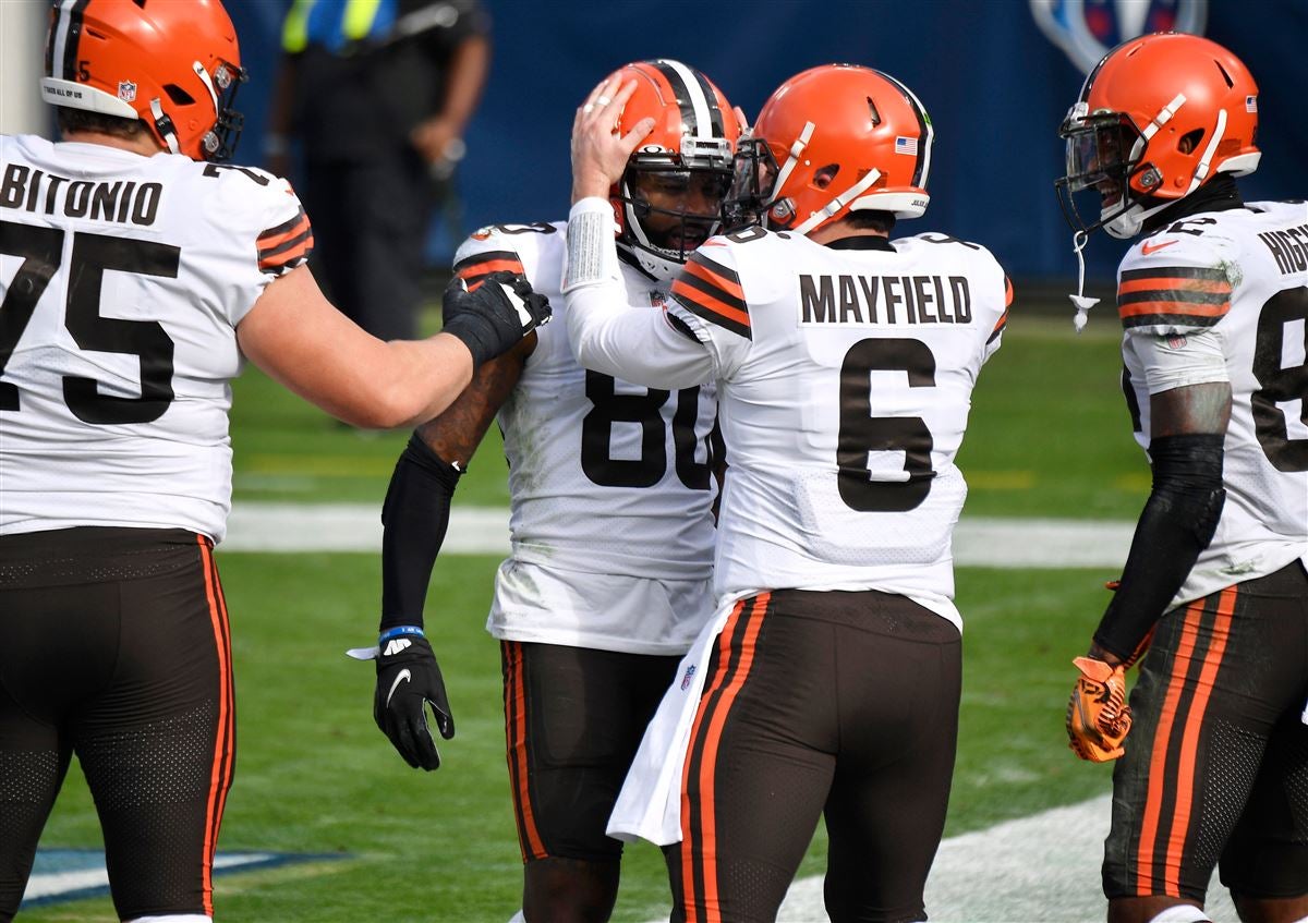 Cleveland Browns 41-35 Tennessee Titans: Baker Mayfield throws