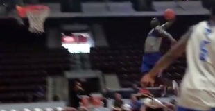 Zion Williamson does his best Michael Jordan impersonation Zion Williamson does his best Michael Jordan impersonation