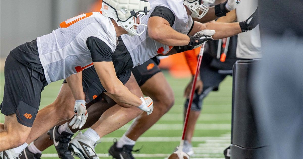 Why Eric Morris feels ‘really good’ about Oklahoma State’s defensive line