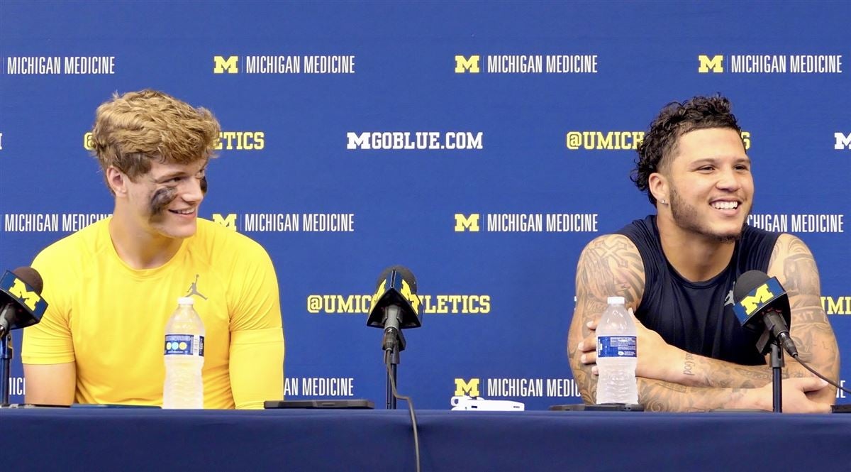 J.J. McCarthy Blake Corum react to Michigan s win over Maryland