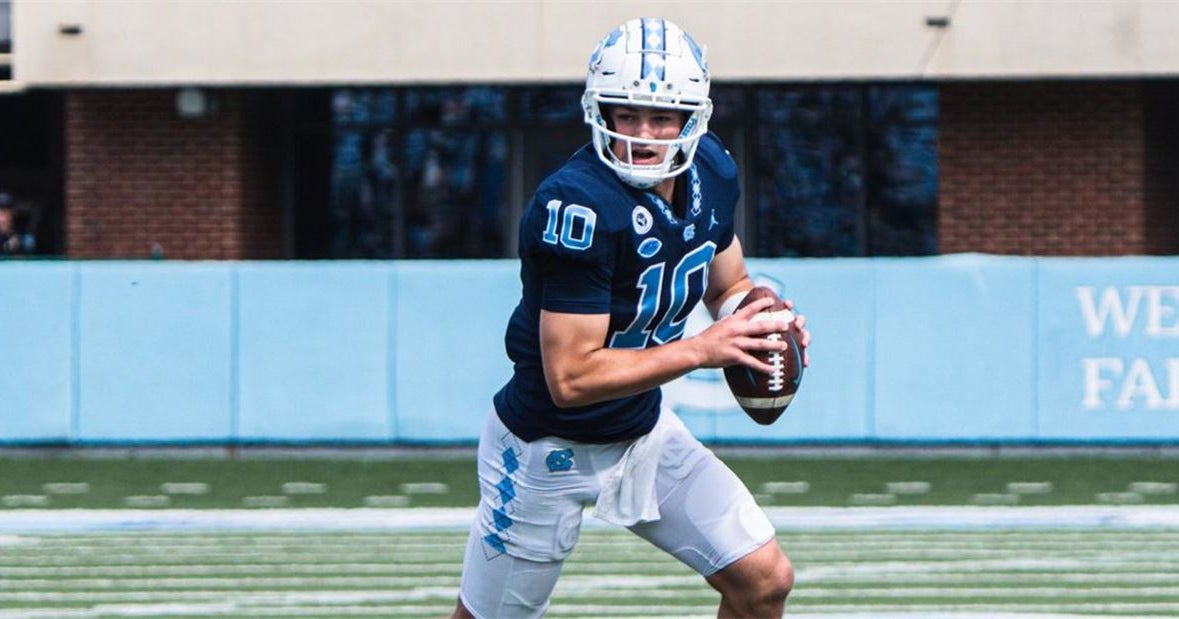 Drake Maye Finds New Receiving Targets in UNC Football Spring Game