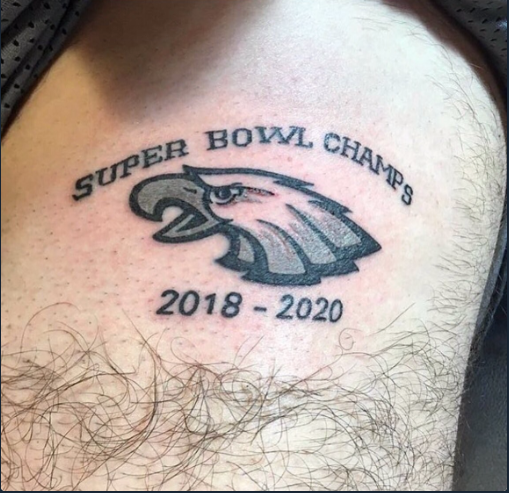 Fan Gets Cleveland Browns Super Bowl Champions Tattoo Ahead Of