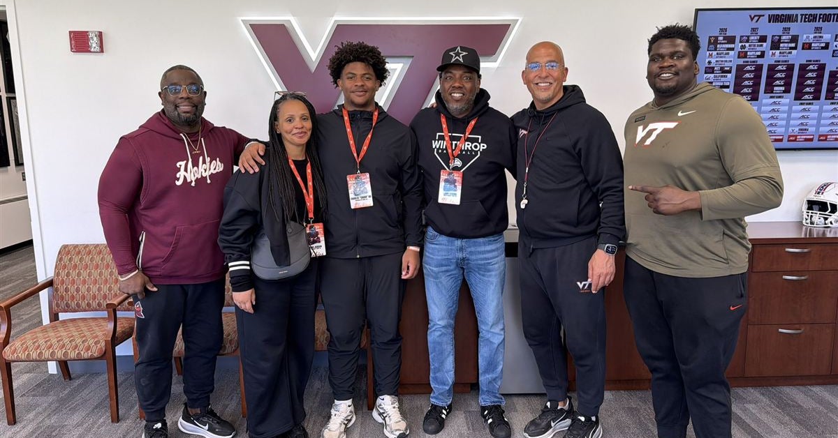 Charlotte 2028 DL Charles Ibe Impressed with Virginia Tech in 73-3 Home Victory