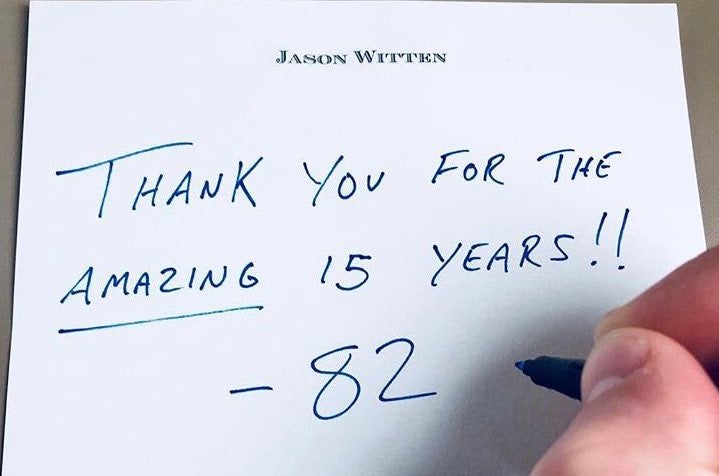 Cowboys TE Jason Witten talks about special message from Jerry Rice