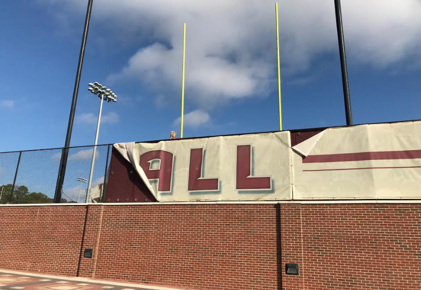 Surveying damage to FSU's practice fields from Hurricane Michael