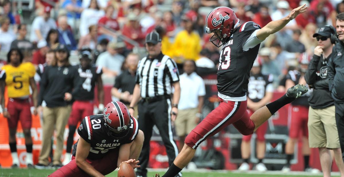 PFF: South Carolina's Parker White posts top kicker grade in country -  GamecockScoop