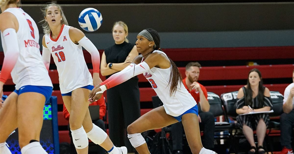 Images: SMU volleyball's Natalie Perdue
