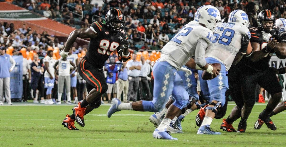 Detroit Lions draft prospect: Miami defensive lineman Chad Thomas