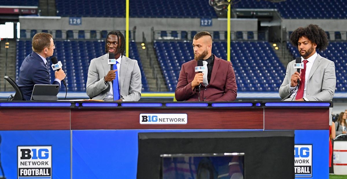 Marvin Harrison Jr. wears Indianapolis Colts-colored shoes at Big Ten media  days