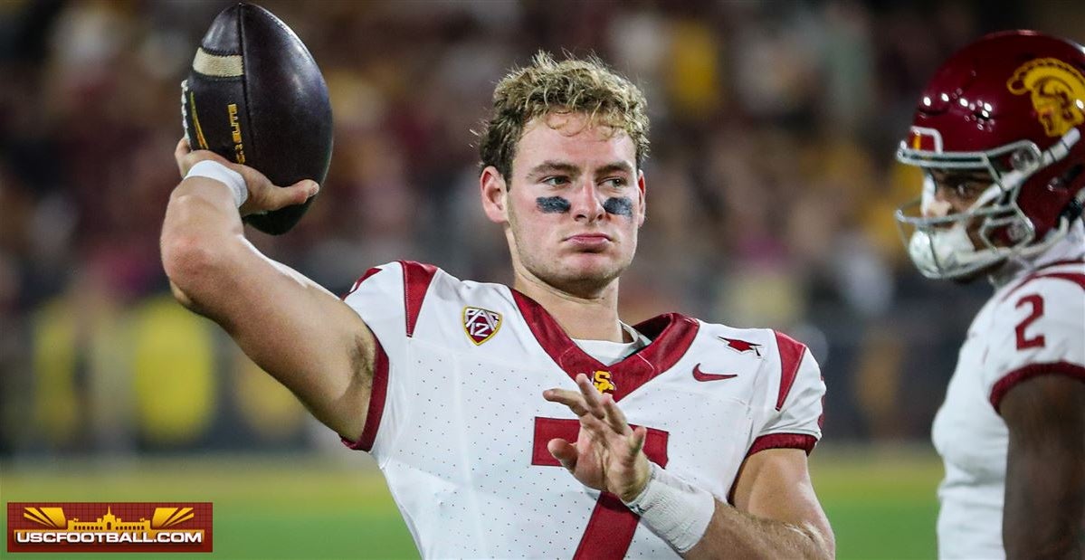 Miller Moss steps into USC starting QB role with poise, teammate support