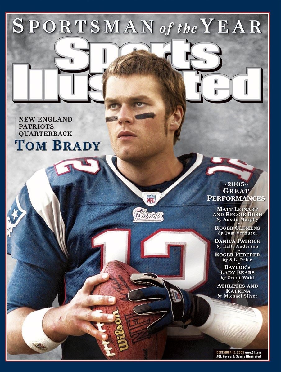 New England Patriots Qb Tom Brady, Super Bowl Xlii Sports Illustrated Cover  by Sports Illustrated