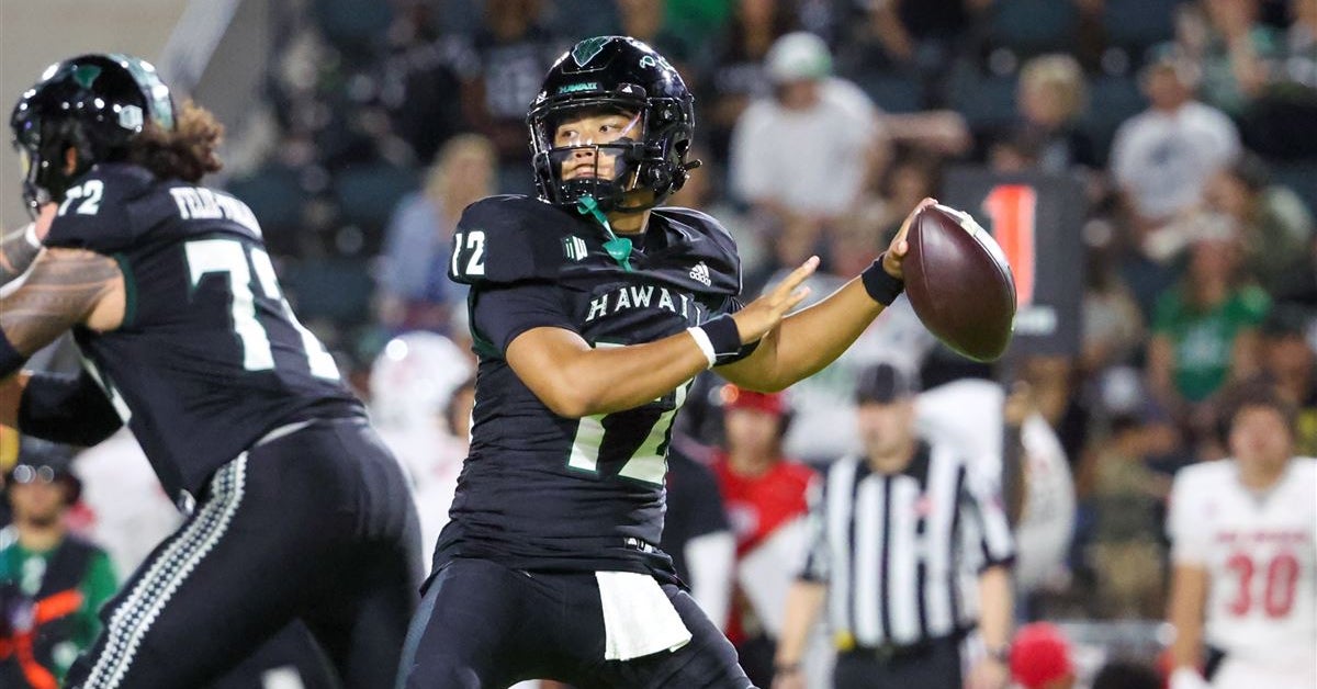 Hawaii QB Micah Alejado is the 247Sports True Freshman of the Week after a record-setting first career start