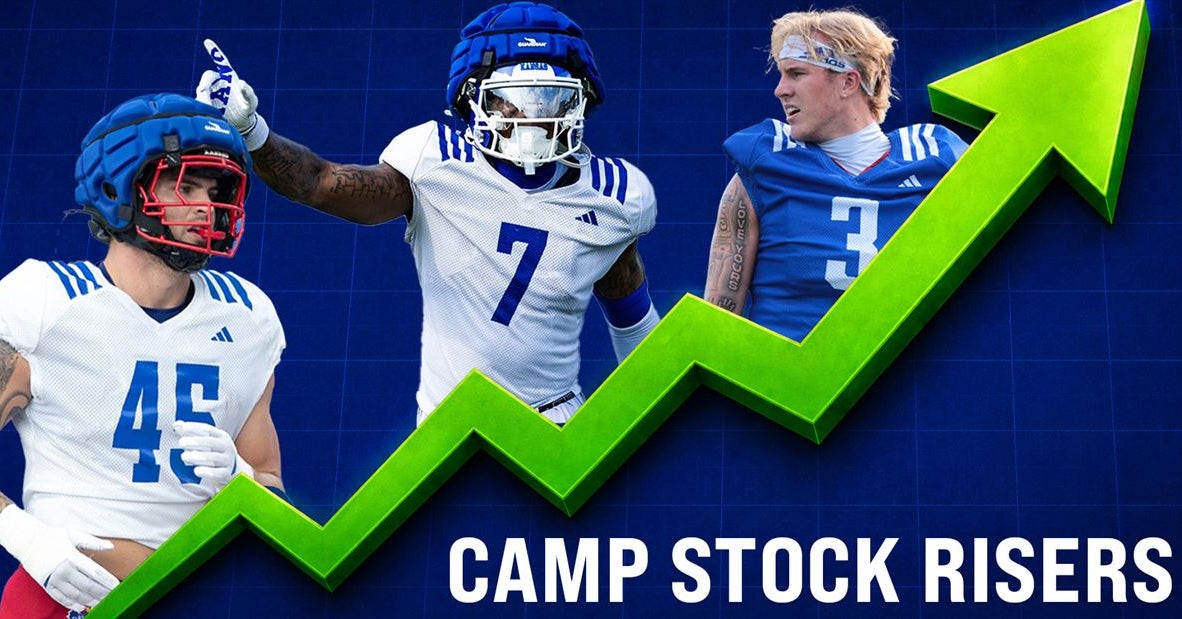 Seven stock risers from KU training camp