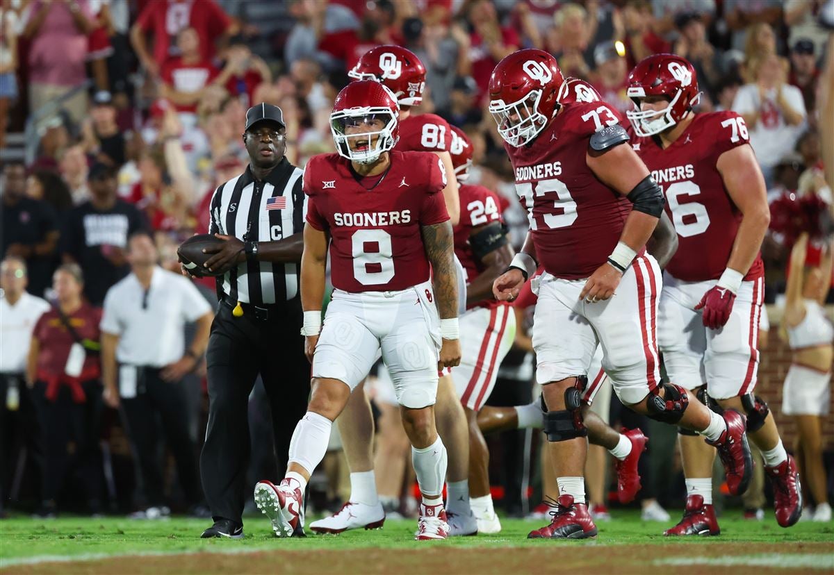 PFF grades, snap counts and notes from Oklahoma's 50-20 win