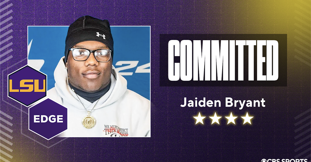 Top247 edge rusher Jaiden Bryant commits to LSU over Texas A&M, Miami, South Carolina