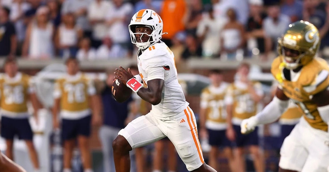 What QB Faizon Brandon said after leading Tennessee to win at Georgia Tech