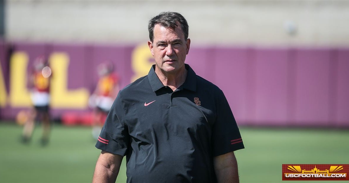 USC athletic director Mike Bohn talks about his decision to fire Clay Helton and promote Donte Williams