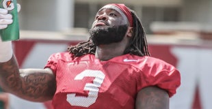 Agim grinding at second-team defensive tackle Agim grinding at second-team defensive tackle