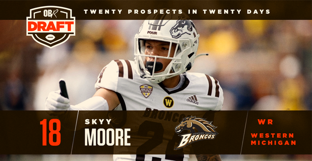 2022 NFL Draft prospect profile - Skyy Moore, WR, Western Michigan - Big  Blue View