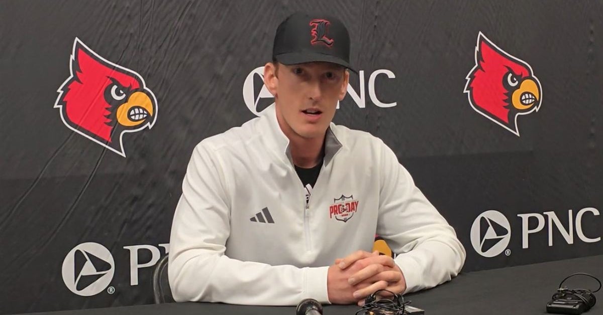 WATCH: Louisville LB coach Adam Mueller, players discuss spring practice