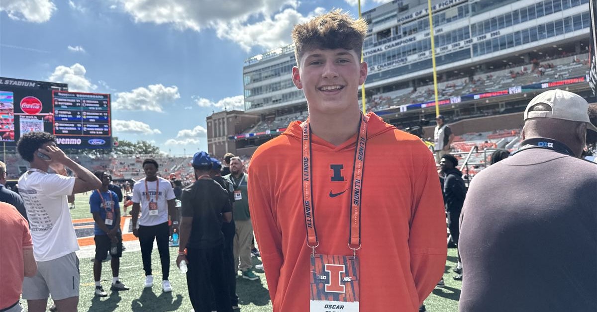 Three-star Indiana 2028 QB Oscar Sloan gets closer look at Illini: 'I'm one of their top players on the board"