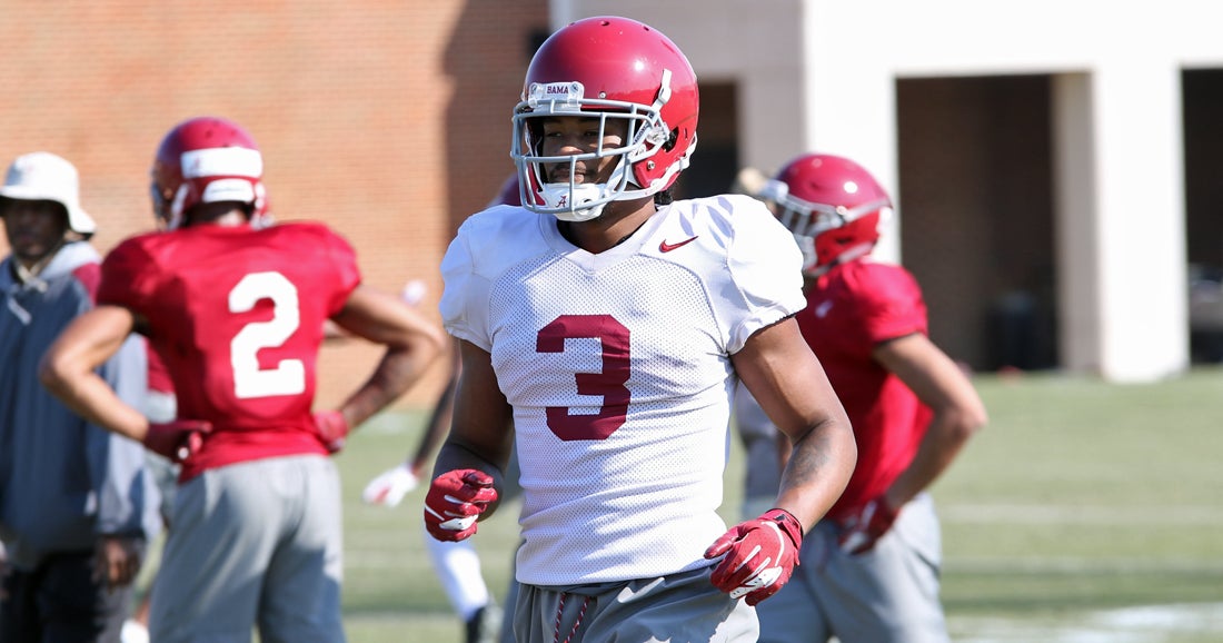 Alabama freshman WR John Metchie turned heads in scrimmage