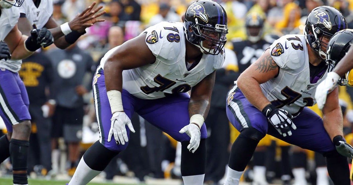 Ravens Orlando Brown named one of NFL's top-25 offensive tackles