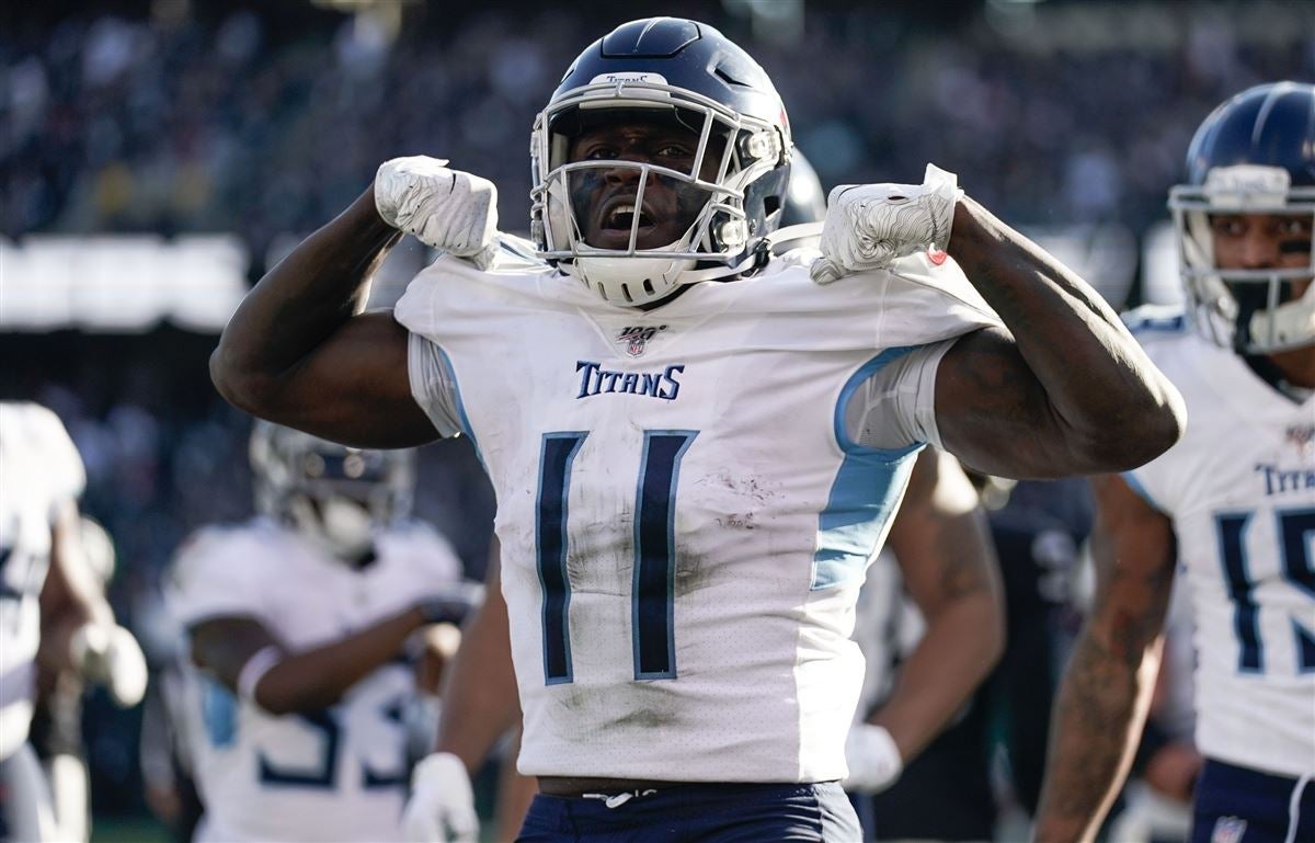 Titans' A.J. Brown working to be physical wide receiver - The San