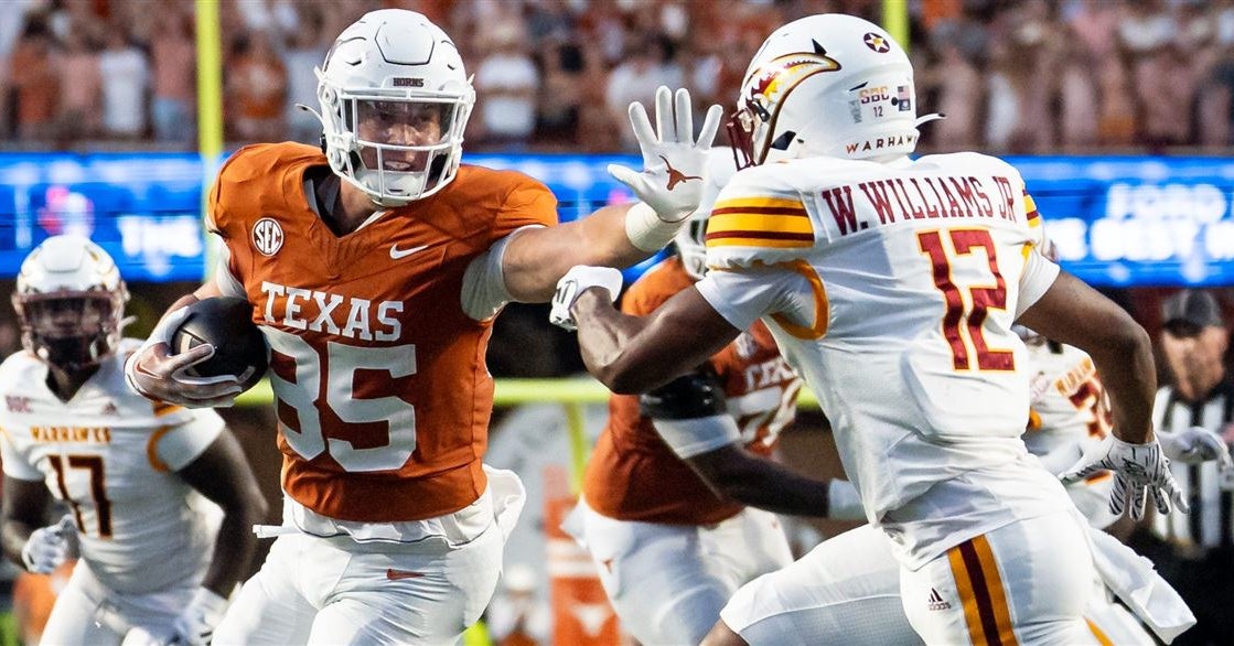 Texas football player rating updates in College Football 25