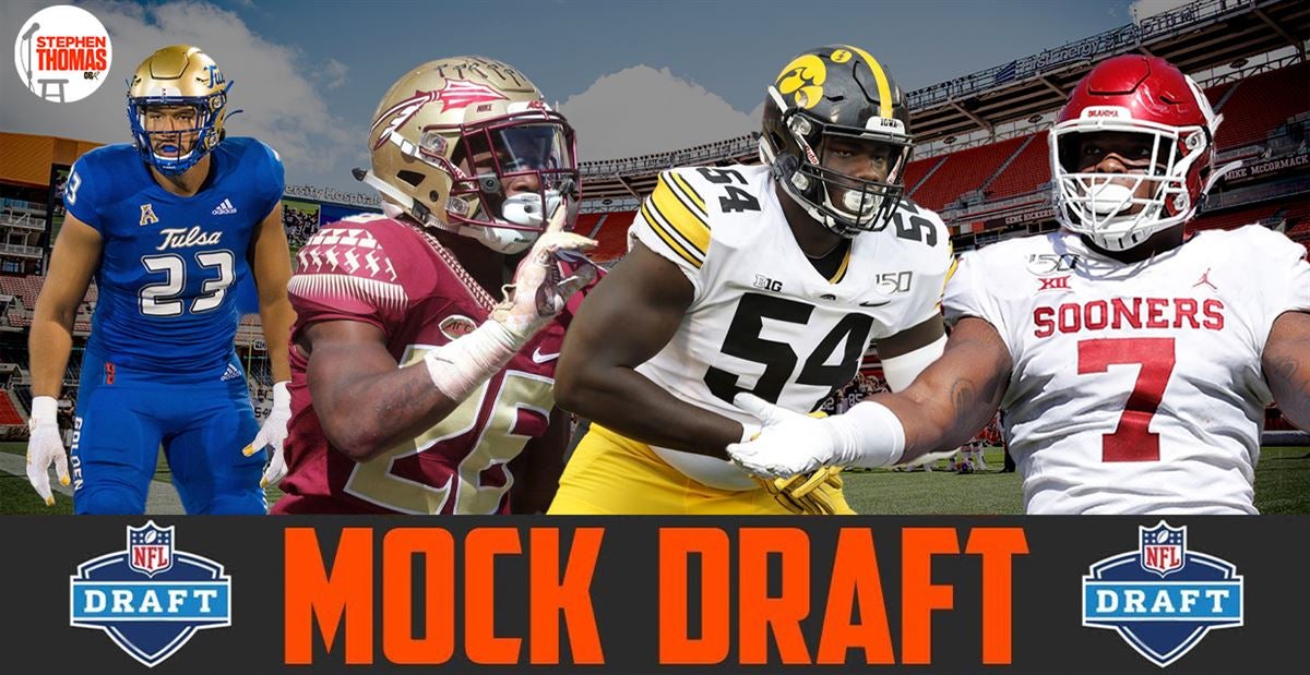 Pre-combine 7 round Cleveland Browns mock draft covering all units