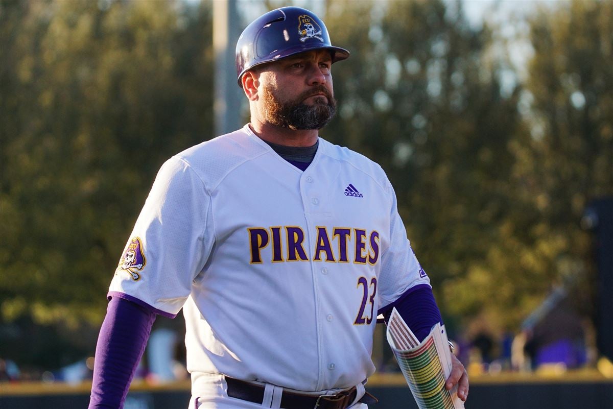 ECU baseball taking the field in some fresh new Pinstripe uniforms