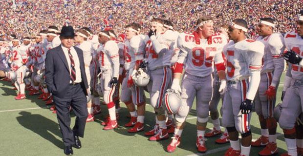 1986 Chris Spielman sets the Ohio State single game tackles record at 29 in  a losing effort.
