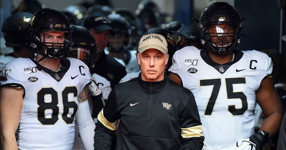 Wake Forest Football Coach Dave Clawson Volunteers Pay Cut