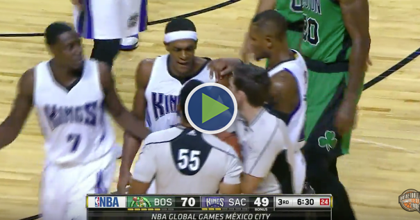 Rajon Rondo ejected after arguing call against DeMarcus Cousins