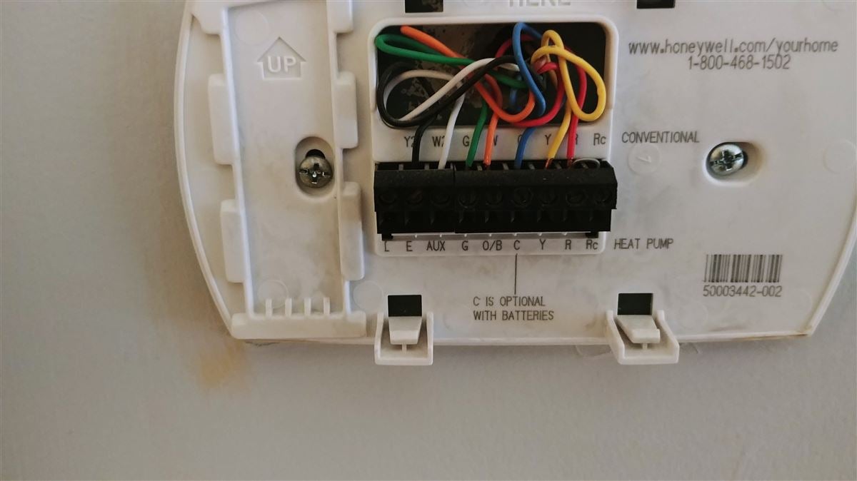 Honeywell Heat Pump Thermostat Wiring Diagram