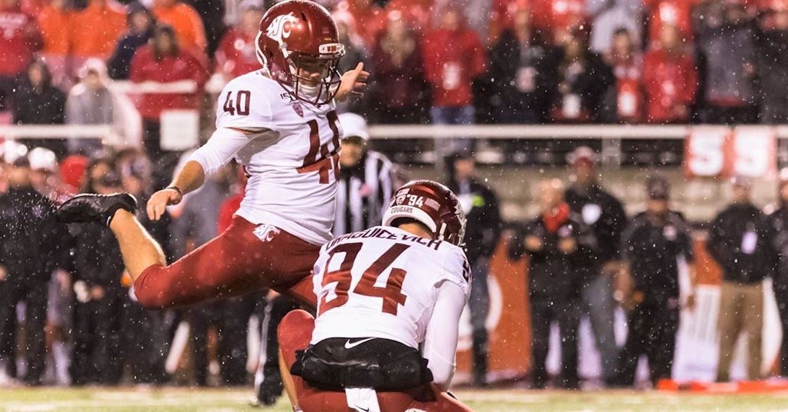 Washington State kicker Blake Mazza transferring to SMU