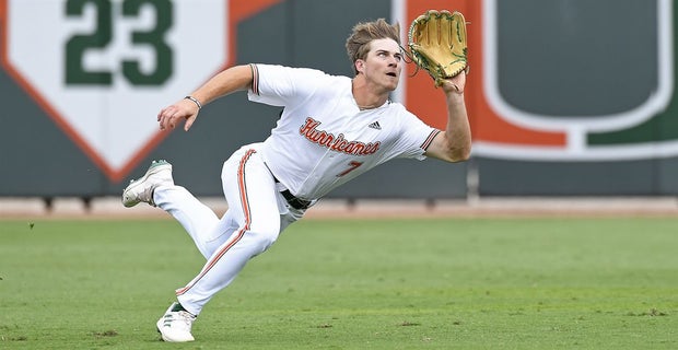 Miami left-handed pitcher Rafe Schlesinger pitches in relief in the News  Photo - Getty Images