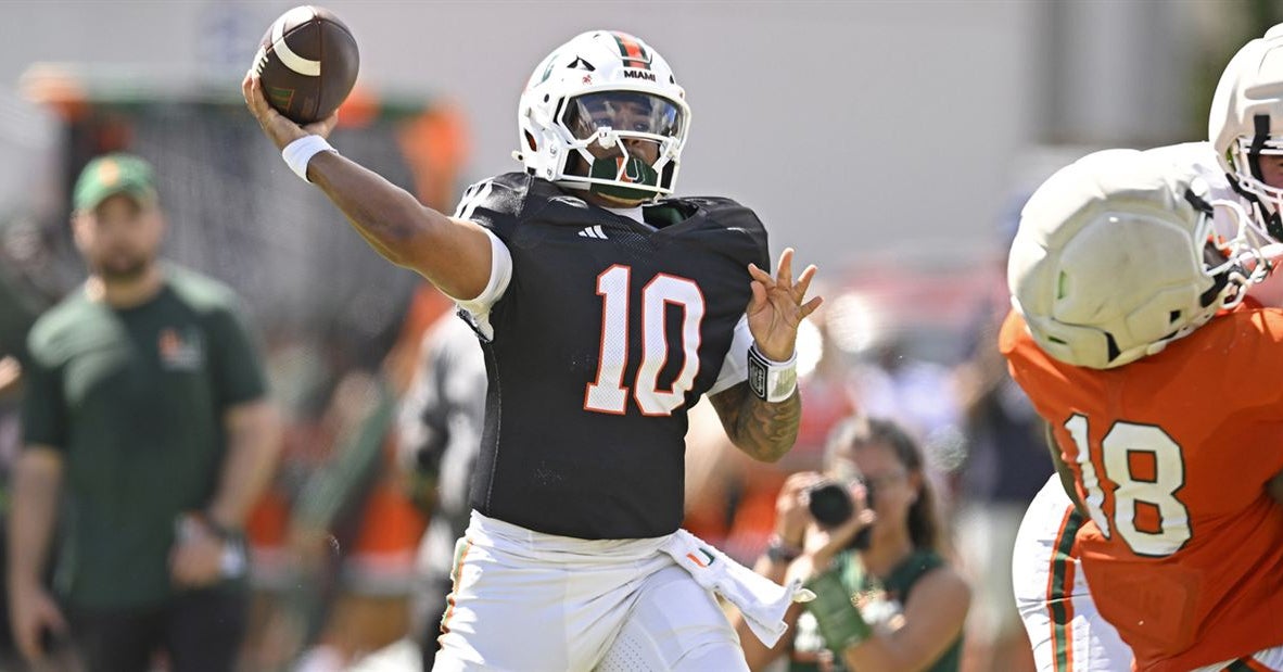 QB Darian Mensah named the ACC Preseason Player of the Year as Hurricanes fill nine first-team All ACC spots