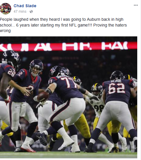 Big moment for ex-Tiger Chad Slade