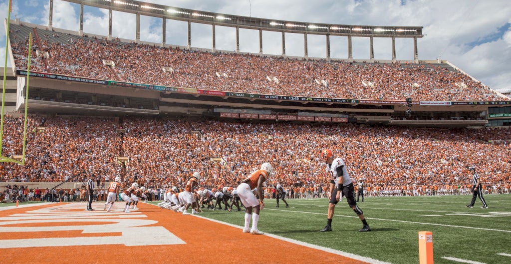 College football Top 10 teams by average home game attendance during 2021 season