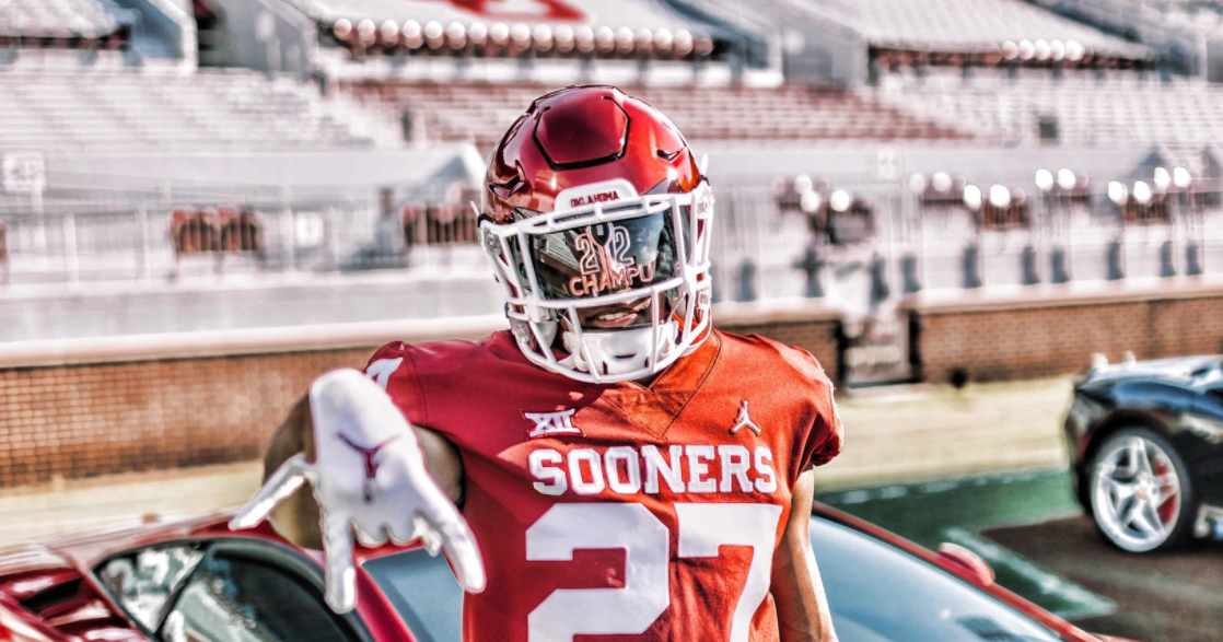 Oklahoma 4star RB commit Gavin Sawchuk trolls Texas with 'Horns Down