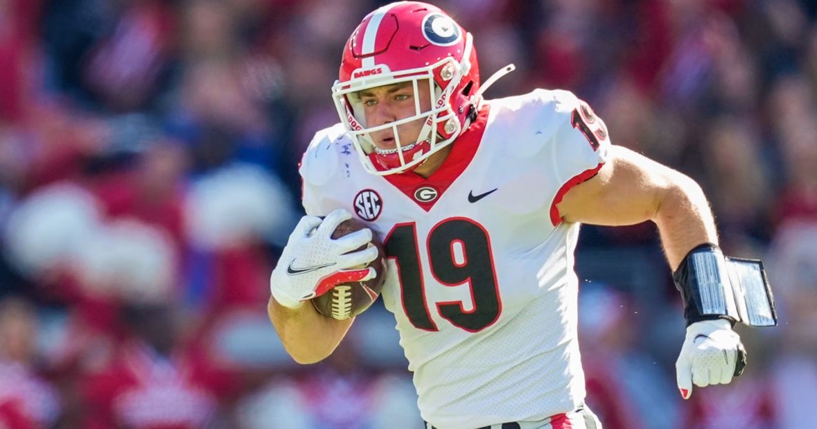 Georgia freshman TE Brock Bowers draws praise from former NFL great ...