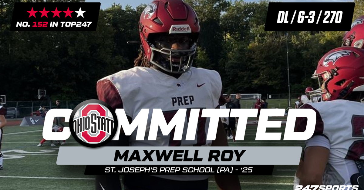 Four-star defensive tackle Maxwell Roy commits to Ohio State