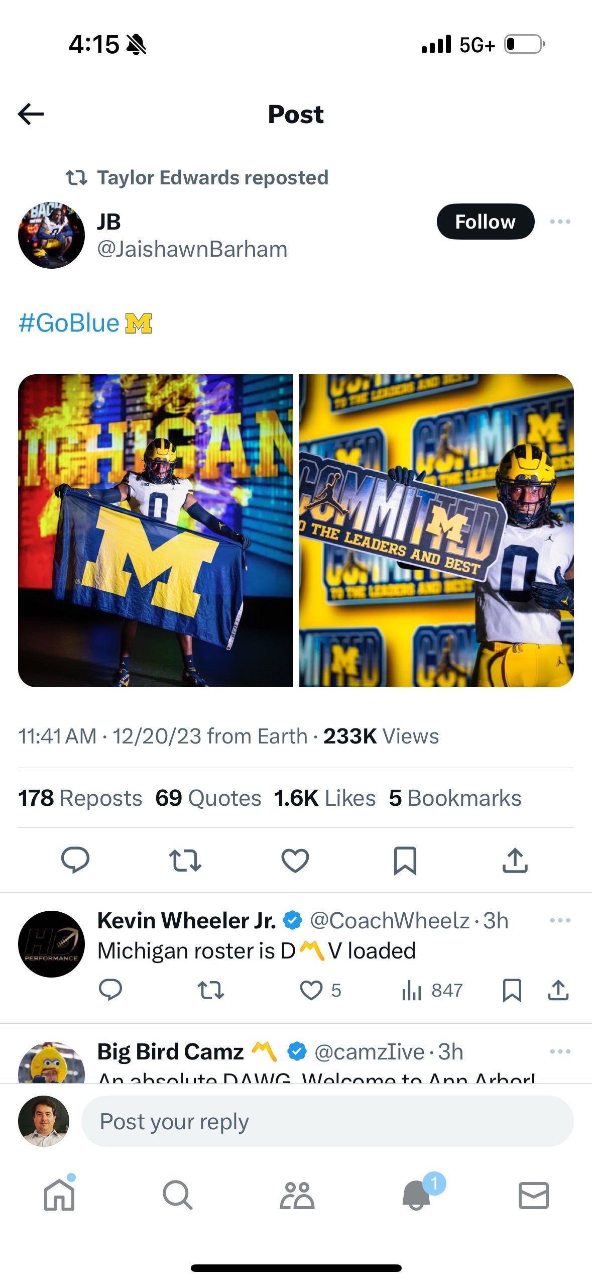 Taylor Edwards, haha