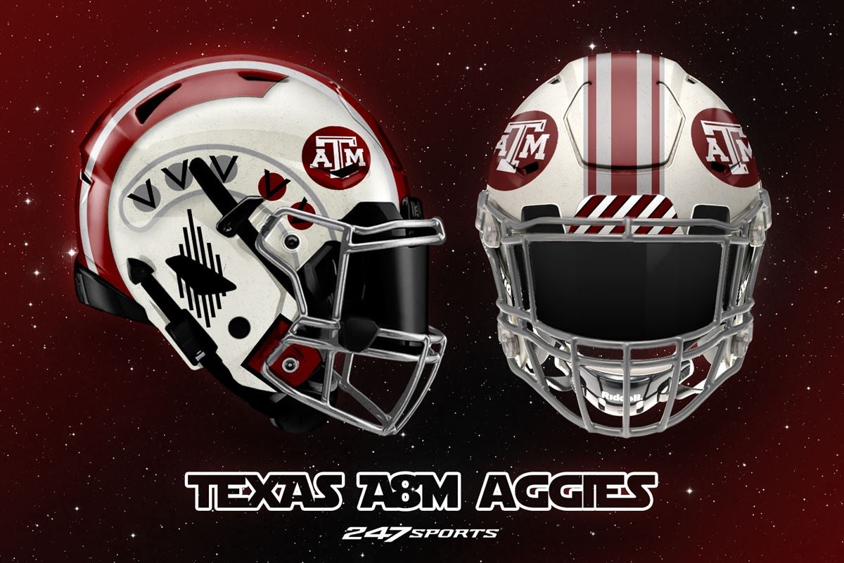 Star Wars themed concepts for college football helmets
