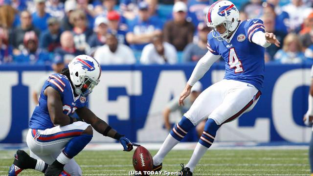 Kickoff specialist Gay goes the distance for Bills