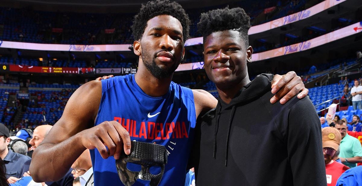 Video Joel Embiid Dunks On Trash Talks Mohamed Bamba