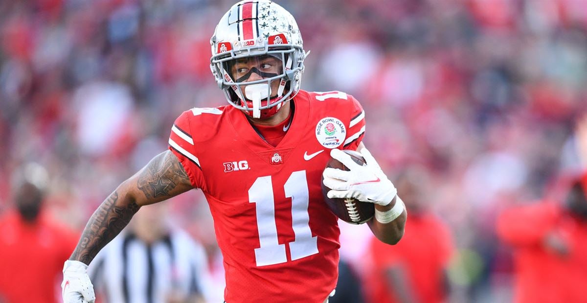 The Texans own the 12th overall pick in the 2023 NFL Draft, and the experts  are split over who they'll take. But Ohio State receiver Jaxon Smith-Njigba  was the most-mocked player to