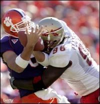 Andre Fluellen Florida State Seminoles Signed 8x10 Photo Detroit Lions NFL