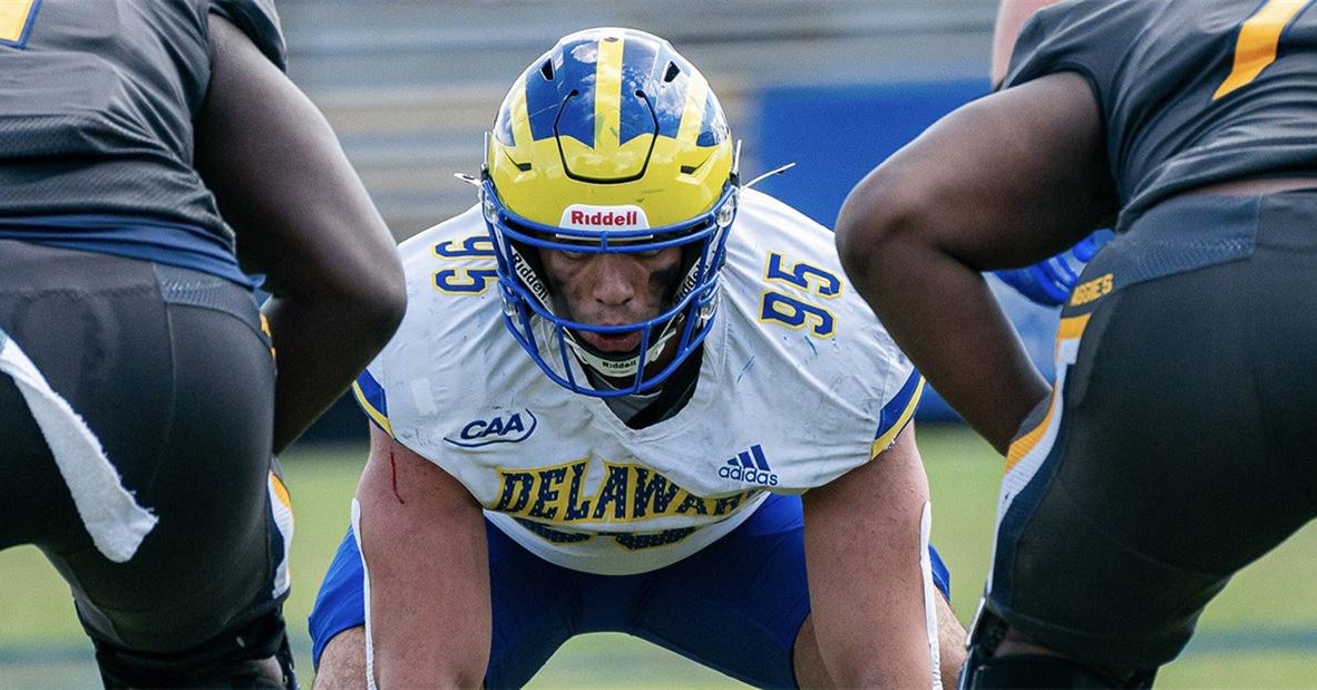 Delaware DL Transfer Melkart Abou-Jaoude Commits To UNC Football Delaware DL Transfer Melkart Abou-Jaoude Commits To UNC Football